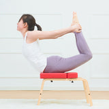 Hot Inverted Yoga Chair Home Upside Stool Birch Frame Men Women Gym Indoor Bodybuilding Handstand Machine Yoga Fitness Equipment